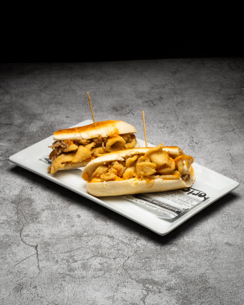 Bocadillo Calamares Street Fish