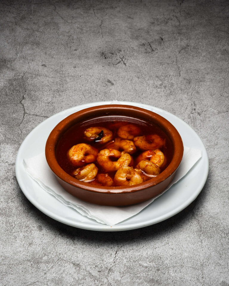 Gambas ajillo Street Fish